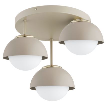 Brilagi - Plafondlampe COSMO 3xE27/60W/230V beige/guld