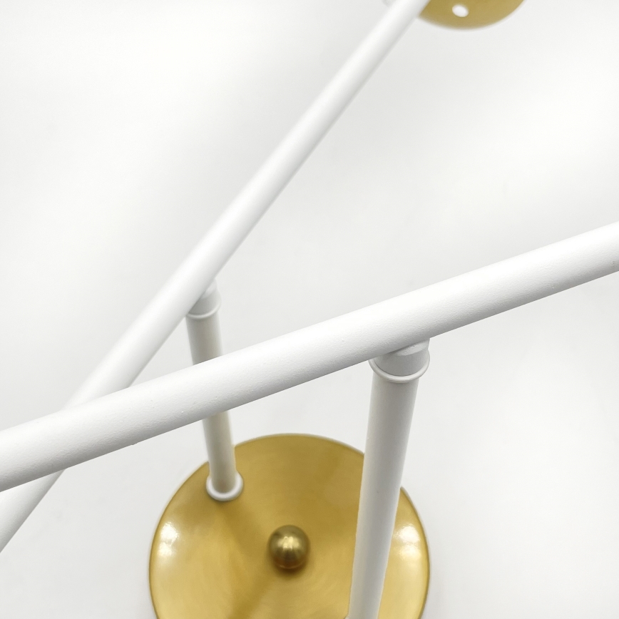 Brilagi - Plafondlampe MALIVA 4xE14/15W/230V guld/hvid