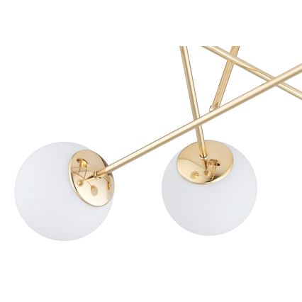 Brilagi - Plafondlampe MILO 4xE27/60W/230V guld