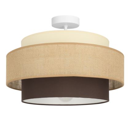 Brilagi - Plafondlampe RESNA 1xE27/60W/230V Ø 40 cm beige/sort