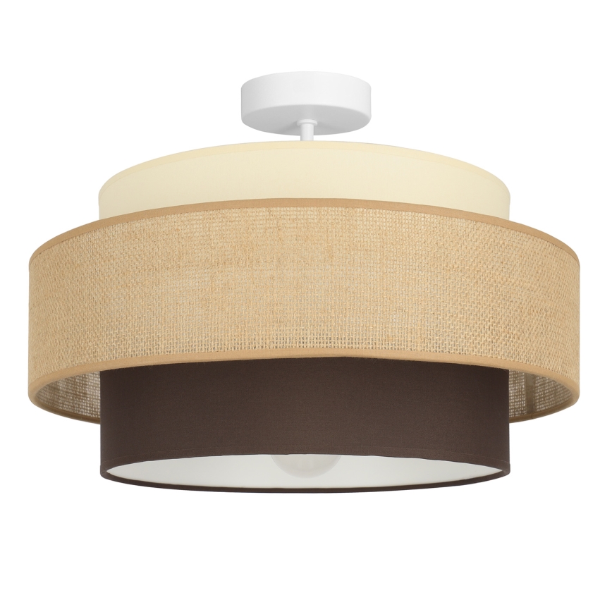 Brilagi - Plafondlampe RESNA 1xE27/60W/230V Ø 40 cm beige/sort