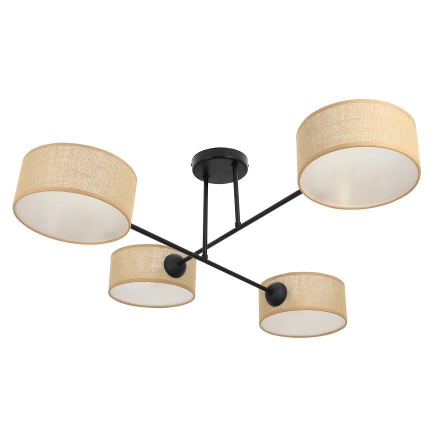 Brilagi - Plafondlampe VIRGO 4xE14/40W/230V beige/sort