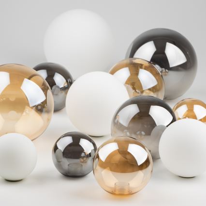Brilagi - Reserveglas til pendel, væglampe og lampe MISTEL, MILLA diameter 10 cm hvid