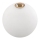 Brilagi - Reserveglas til pendel, væglampe og lampe MISTEL, MILLA diameter 15 cm hvid