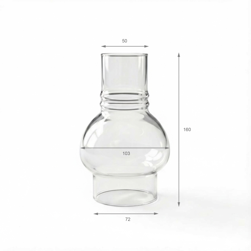 Brilagi - Reserveglas til petroleumslampe MERLIN