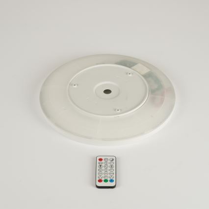 Brilagi - LED RGBW dæmpbar loftlampe ULTRA SLIM LED/18W/230V 2700-6500K Ø 30 cm hvid + fjernbetjening