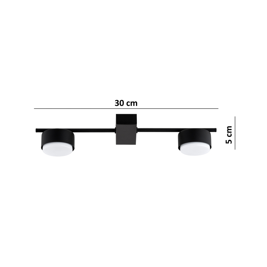 Brilagi - LED RGB+CCT Dæmpbar loftspot MONO 2xGX53/14W/230V 2700-6500K Wi-Fi Tuya sort