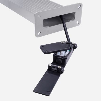 Brilagi - LED-udendørslampe med sensor RIANO LED/8W/230V sølvfarvet IP65