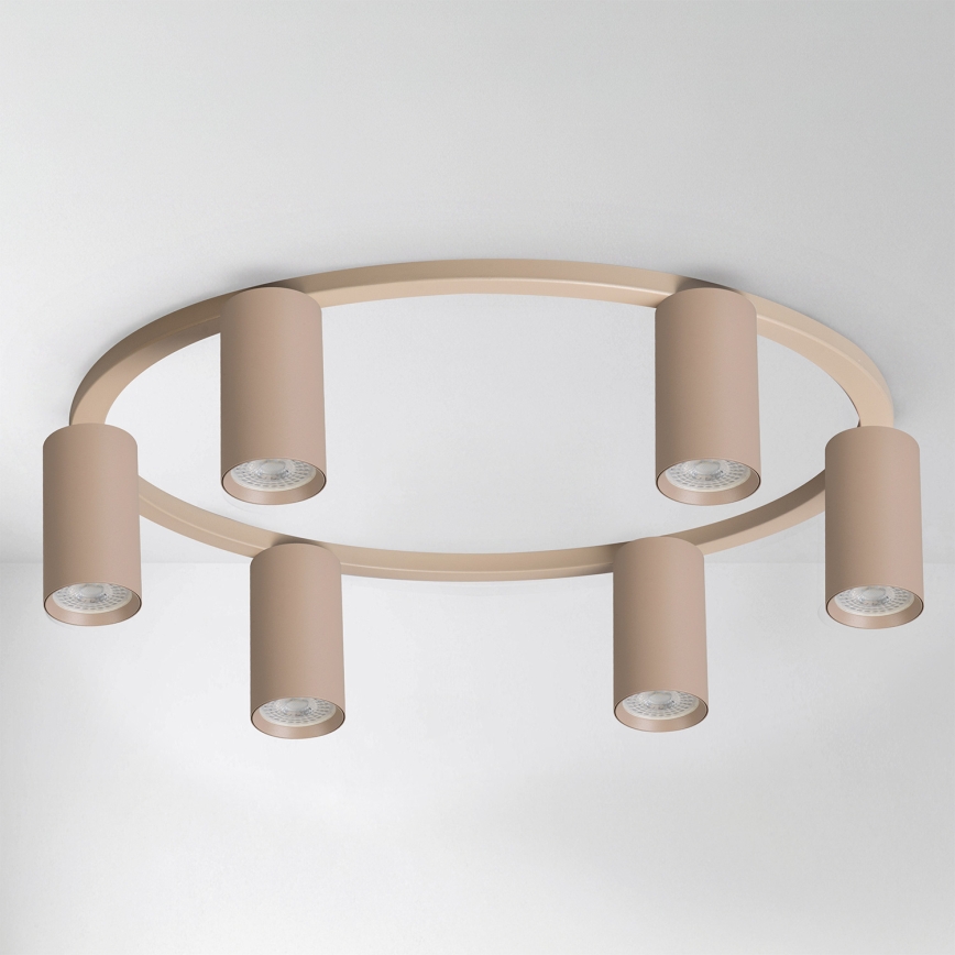 Brilagi - LED RGBW dæmpbar loftlampe SELE 6xGU10/6,5W/230V 2700-6500K beige + fjernbetjening