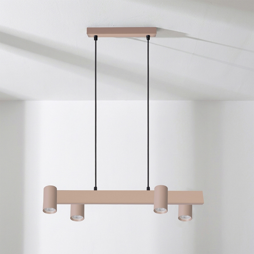 BRILAGI - SELE pendel med wire 4xGU10/30W/230V beige