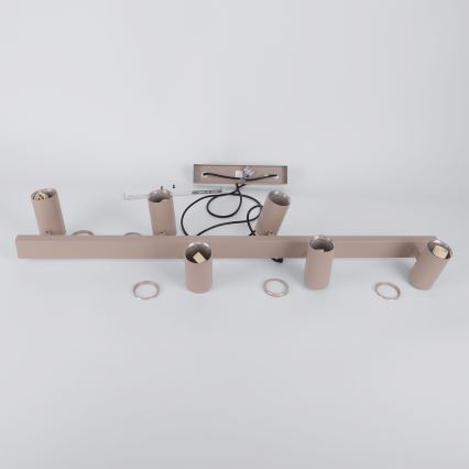 BRILAGI - SELE pendel med wireophæng 6xGU10/30W/230V beige