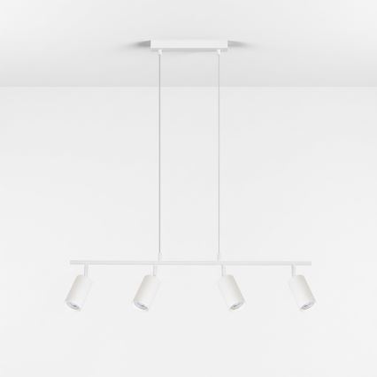 Brilagi - SELE pendel på kabel 4xGU10/30W/230V hvid