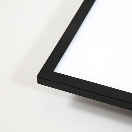 Brilagi - LED-dæmpbar loftlampe SLIMFRAME LED/25W/230V 30x30 cm 3000-6000K sort + fjernbetjening