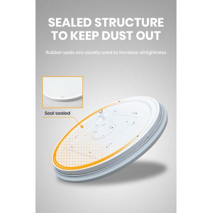 Brilagi - SMART dæmpbar LED-loftlampe 36W/230V Ø 48 cm 3000-6000K Wi-Fi Tuya Beacon + fjernbetjening