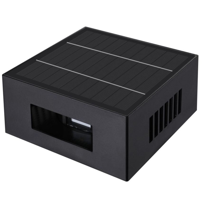 Brilagi - Soldrevet LED væglampe BLOCK LED/2W/3,7V IP44