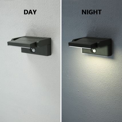 Brilagi - Soldrevet LED væglampe med sensor ANKLE LED/3,5W/3,7V 2200 mAh IP54