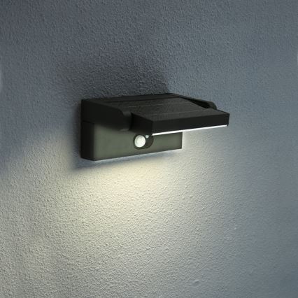 Brilagi - Soldrevet LED væglampe med sensor ANKLE LED/3,5W/3,7V 2200 mAh IP54