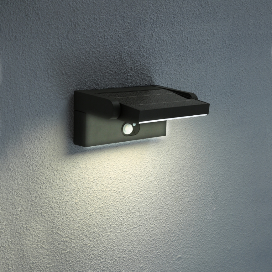 Brilagi - Soldrevet LED væglampe med sensor ANKLE LED/3,5W/3,7V 2200 mAh IP54