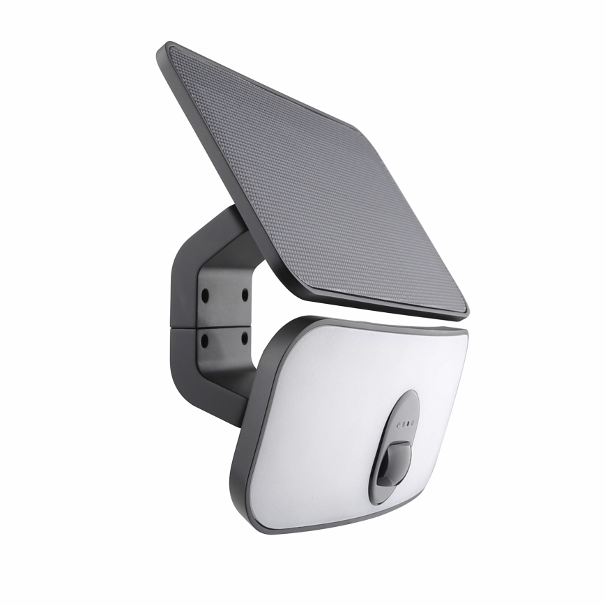 Brilagi - Soldrevet LED væglampe med sensor ROOF LED/13W/5V 4000 mAh IP65