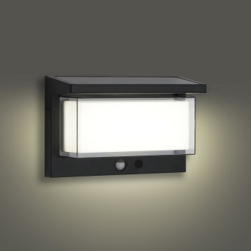 Brilagi - Soldrevet LED væglampe med sensor SOL LUME LED/10W/3,7V 4000 mAh IP44