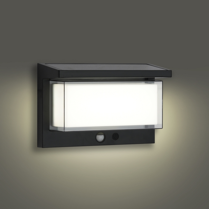 Brilagi - Soldrevet LED væglampe med sensor SOL LUME LED/10W/3,7V 4000 mAh IP44