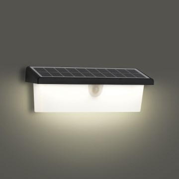 Brilagi - Soldrevet LED væglampe med sensor SOL RAY LED/6W/3,7V 2200 mAh IP44