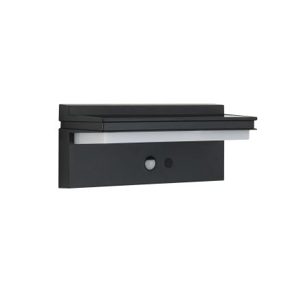 Brilagi - Soldrevet LED væglampe med sensor SOL SENSE LED/10W/3,7V 4000 mAh IP44