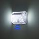 Brilagi - Soldrevet LED væglampe med sensor WALLIE LED/4W/3,7V 6500K IP64 sølvfarvet