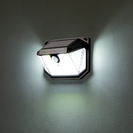 Brilagi - Soldrevet LED væglampe med sensor WALLIE LED/4W/5,5V 1200mAh 6500K IP65