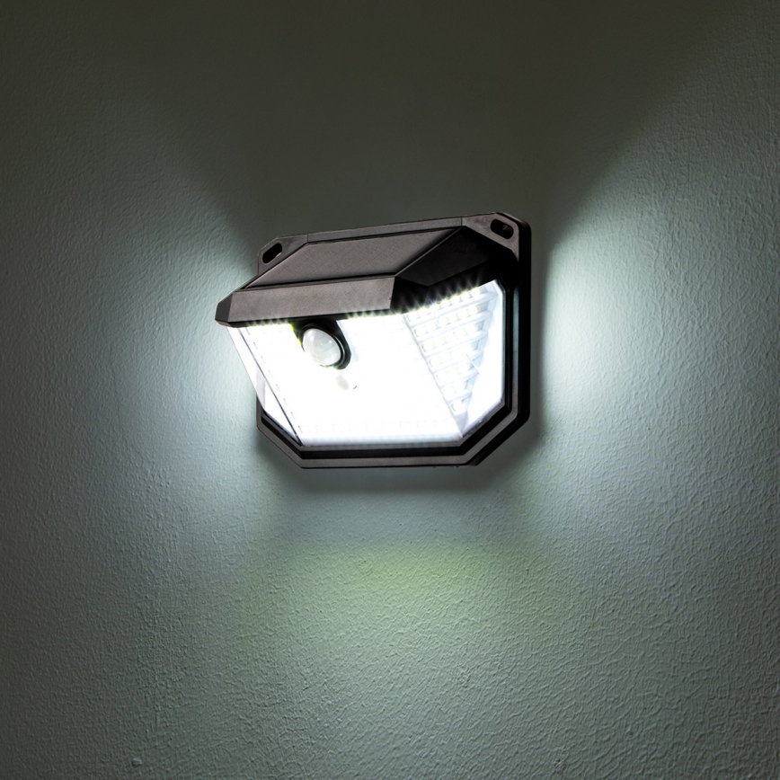 Brilagi - Soldrevet LED væglampe med sensor WALLIE LED/4W/5,5V 1200mAh 6500K IP65