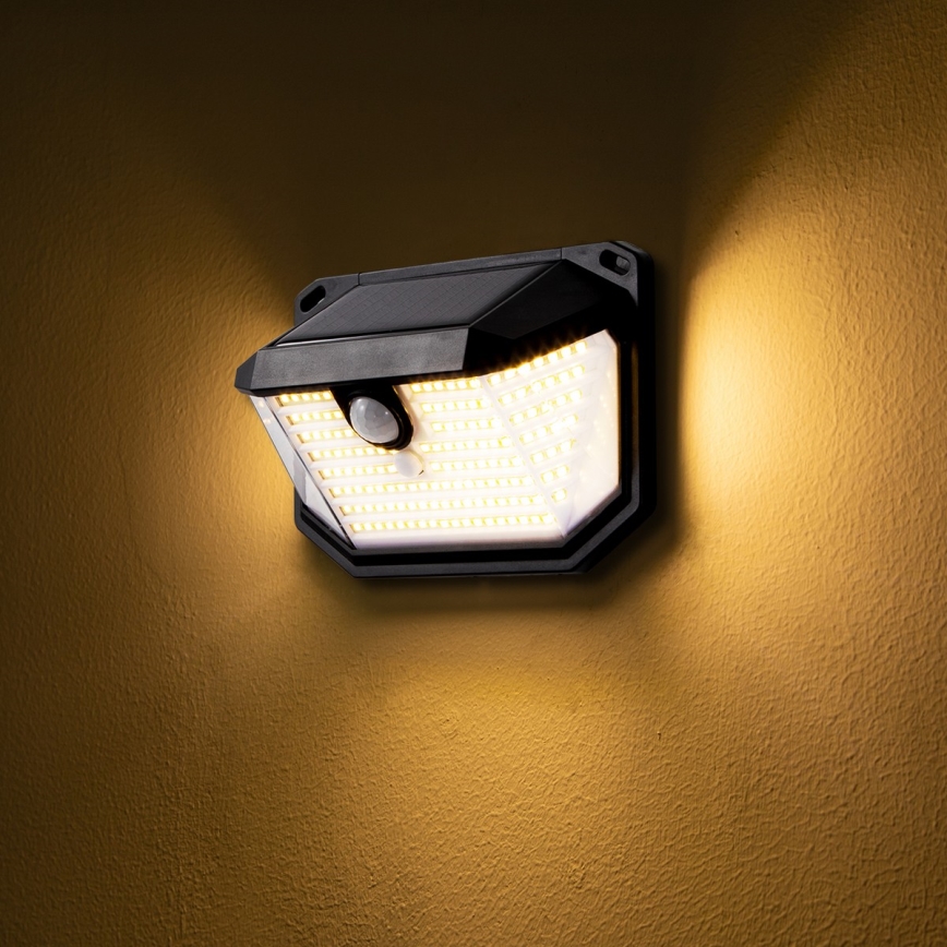 Brilagi - Soldrevet LED væglampe med sensor WALLIE LED/4W/5,5V 1200 mAh 3000K IP65