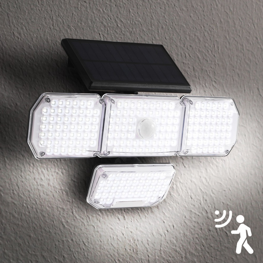 Brilagi - Soldrevet LED væglampe med sensor WALLIE LED/5W/5,5V 2400 mAh IP65