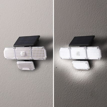 Brilagi - Soldrevet LED væglampe med sensor WALLIE LED/5W/5,5V 2400 mAh IP65