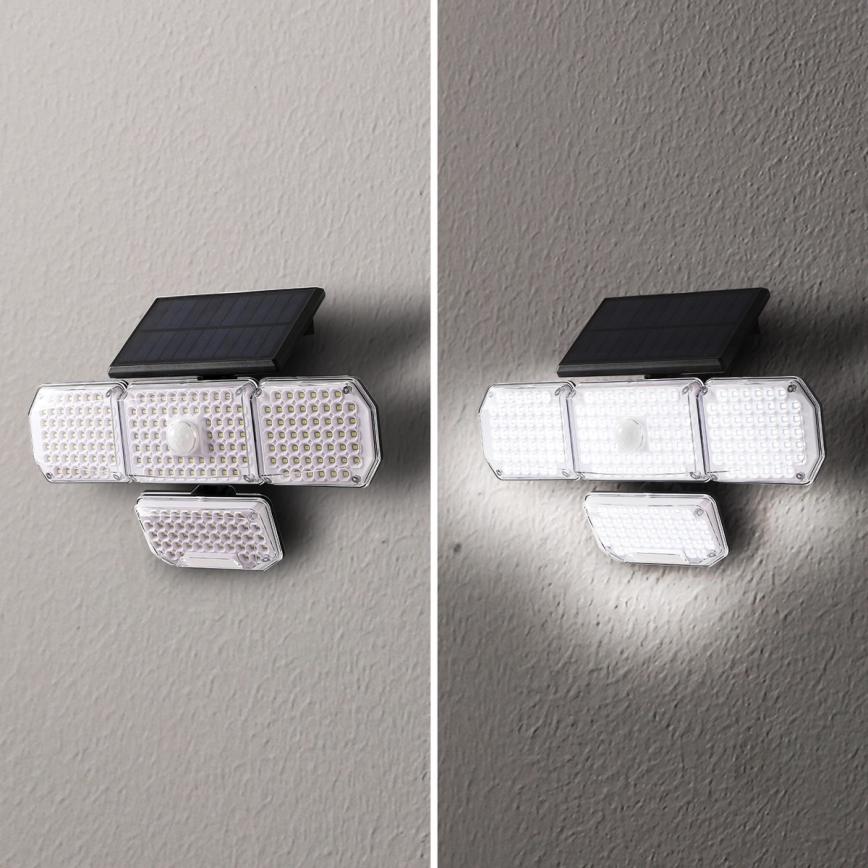 Brilagi - Soldrevet LED væglampe med sensor WALLIE LED/5W/5,5V 2400 mAh IP65