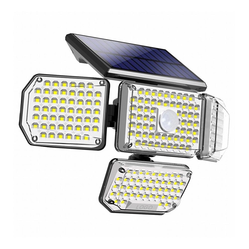 Brilagi - Soldrevet LED væglampe med sensor WALLIE LED/5W/5,5V 2400 mAh IP65