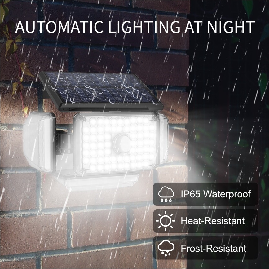 Brilagi - Soldrevet LED væglampe med sensor WALLIE LED/5W/5,5V 2400 mAh IP65