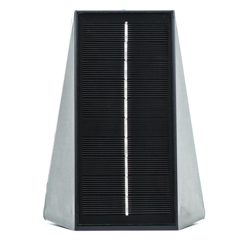 Brilagi - Soldrevet LED væglampe PYRAMID LED/2W/3,2V 1300 mAh IP54