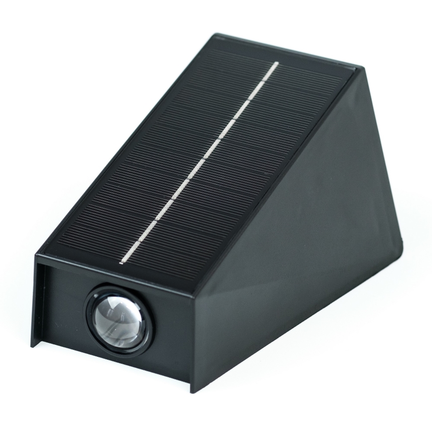 Brilagi - Soldrevet LED væglampe PYRAMID LED/2W/3,2V 1300 mAh IP54