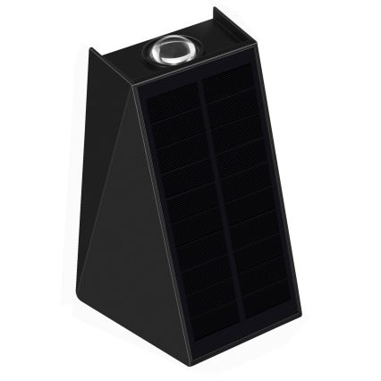 Brilagi - Soldrevet LED væglampe PYRAMID LED/2W/3,2V 1300 mAh IP54