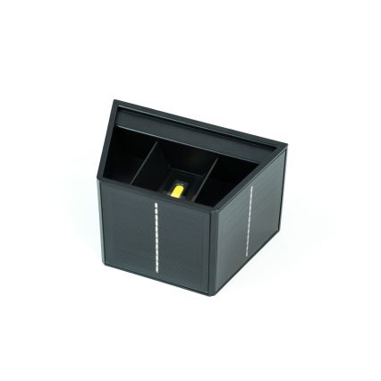 Brilagi - Soldrevet LED væglampe SOLAR CUBE LED/2W/3,2V 1300 mAh IP54