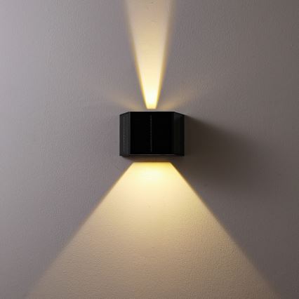 Brilagi - Soldrevet LED væglampe SOLAR CUBE LED/2W/3,2V 1300 mAh IP54