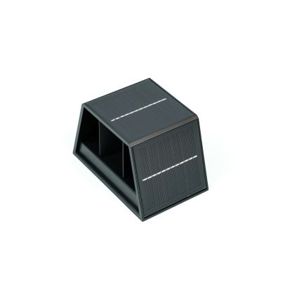 Brilagi - Soldrevet LED væglampe SOLAR CUBE LED/2W/3,2V 1300 mAh IP54