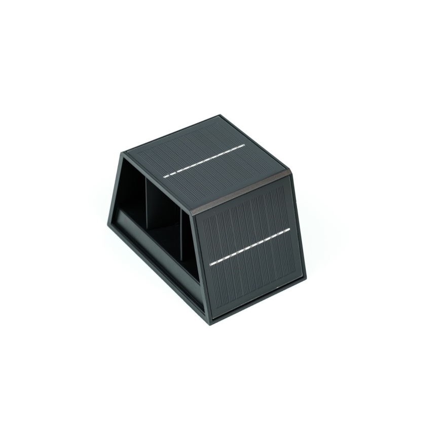 Brilagi - Soldrevet LED væglampe SOLAR CUBE LED/2W/3,2V 1300 mAh IP54