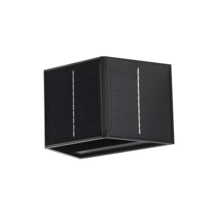 Brilagi - Soldrevet LED væglampe SOLAR CUBE LED/2W/3,2V 1300 mAh IP54