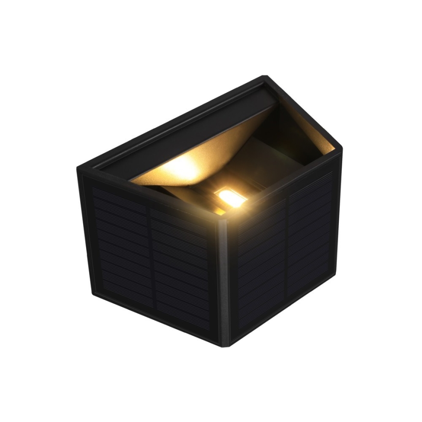 Brilagi - Soldrevet LED væglampe SOLAR CUBE LED/2W/3,2V 1300 mAh IP54