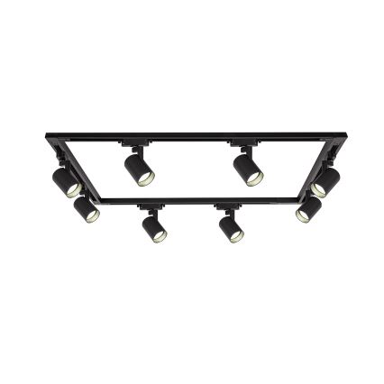 Brilagi - Spot i skinnesystem HUSKY 8xGU10/10W/230V sort