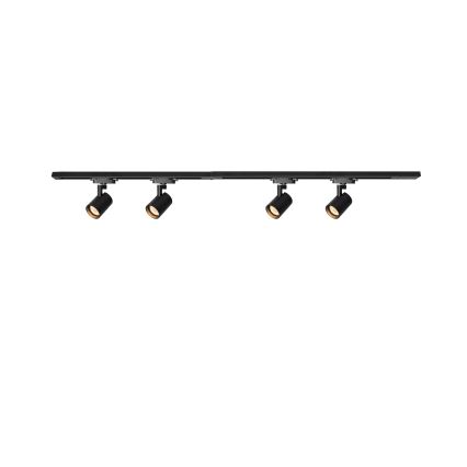 Brilagi - Spot til skinnesystem HUSKY 4xGU10/10W/230V sort