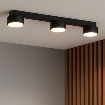 Brilagi - Spotarmatur 3xGX53/12W/230V, sort