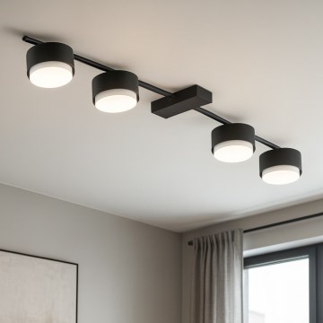 Brilagi - Spotarmatur 4xGX53/12W/230V sort