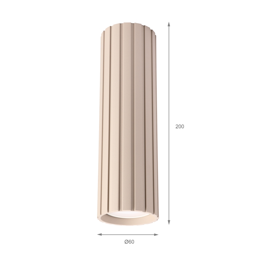 Brilagi - Spotarmatur CRISPINA 1xGU10/10W/230V, 20 cm, beige